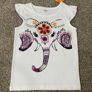 Little girls short sleeve shirt